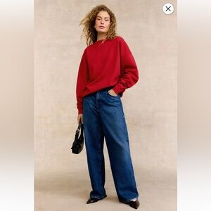 Anine Bing Vibrant Red Tee